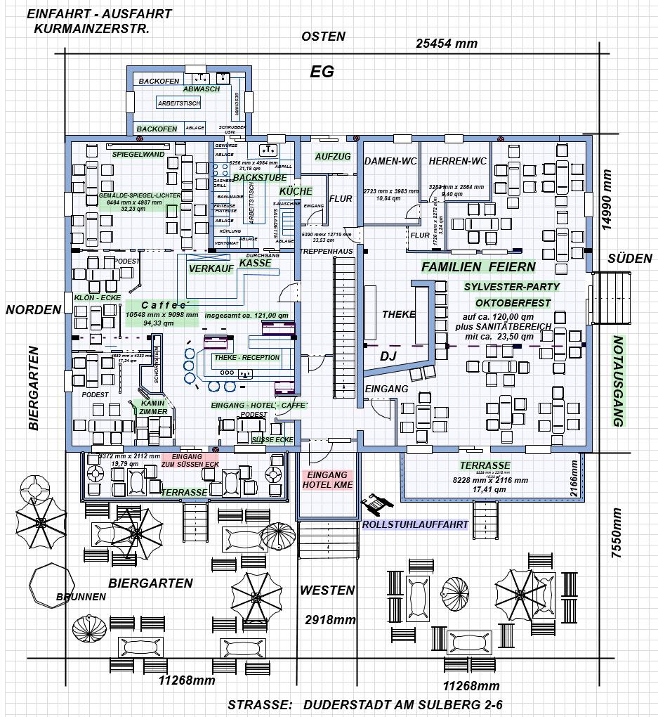 Bckerei-Caffee-Hotel   EG 2025 ohne Parkplatz