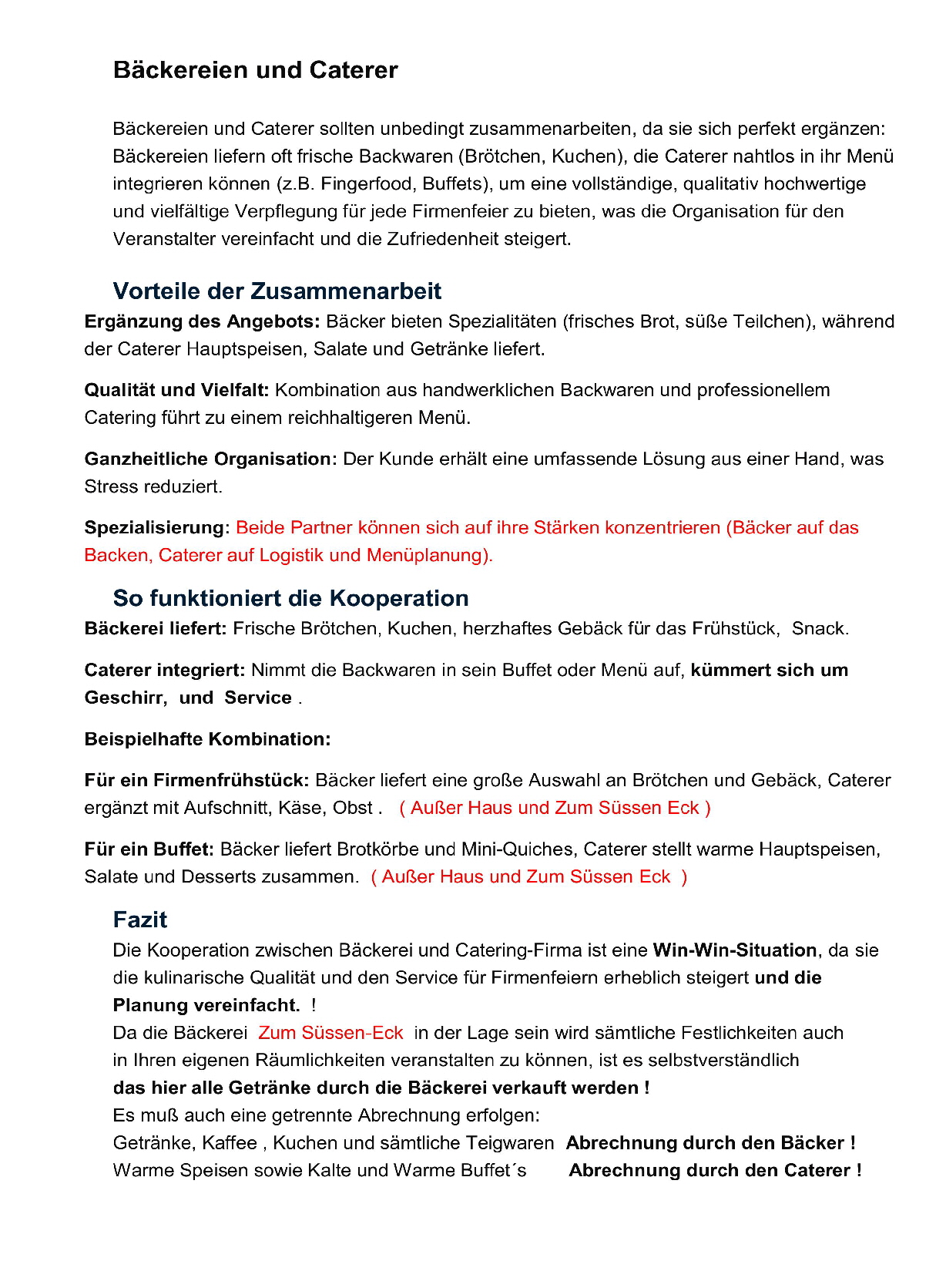 Zum Süssen Eck 1 Zum Süssen Eck 1